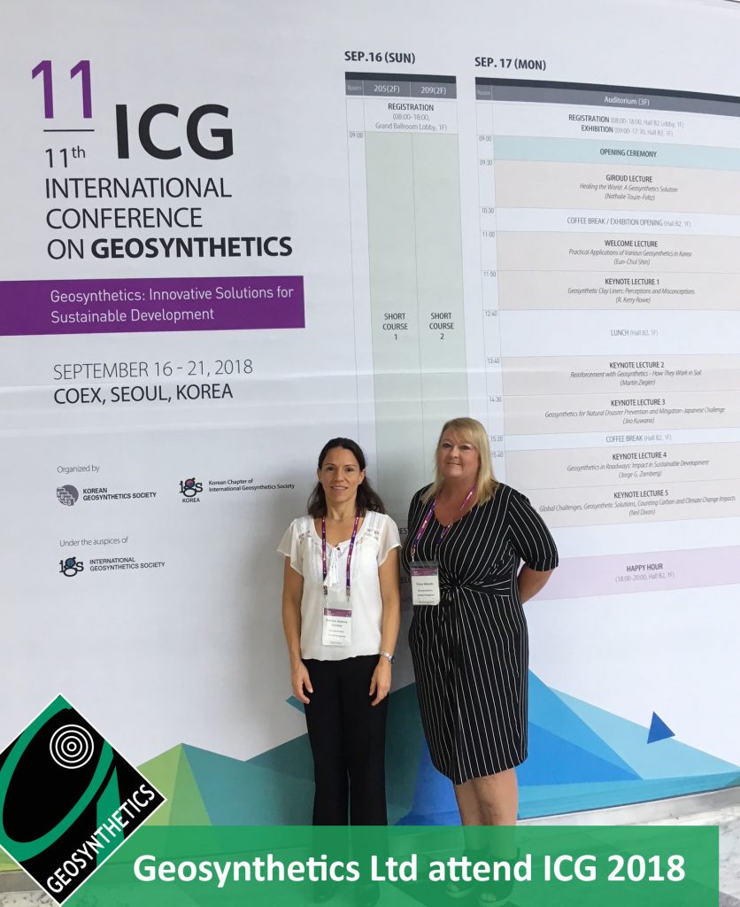 Geosynthetics Ltd attends ICG 2018